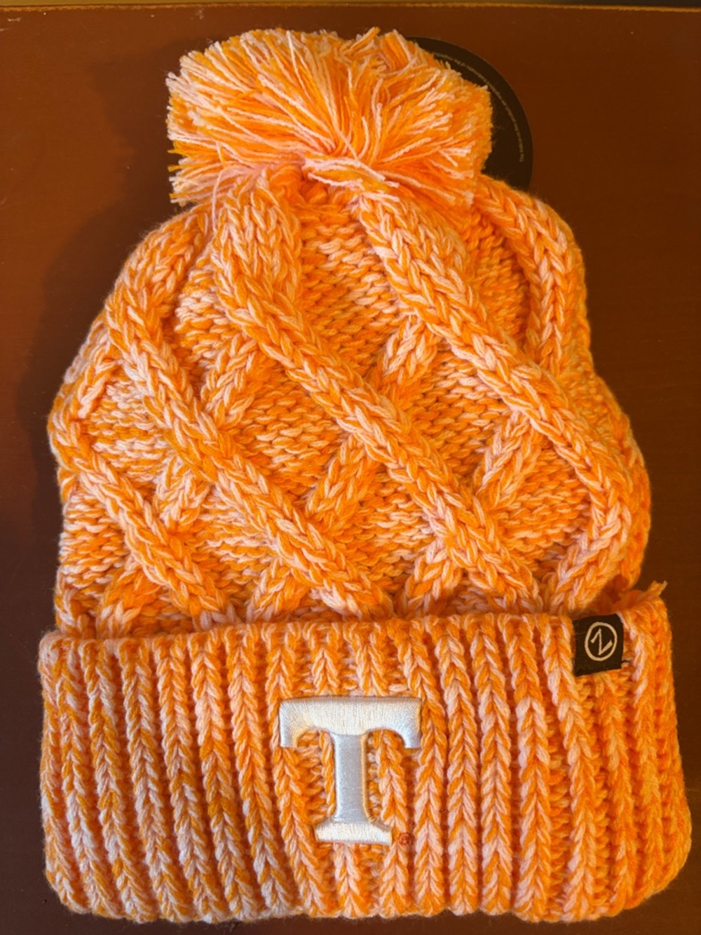 Tennessee Vols Orange Knit Pom Beanie